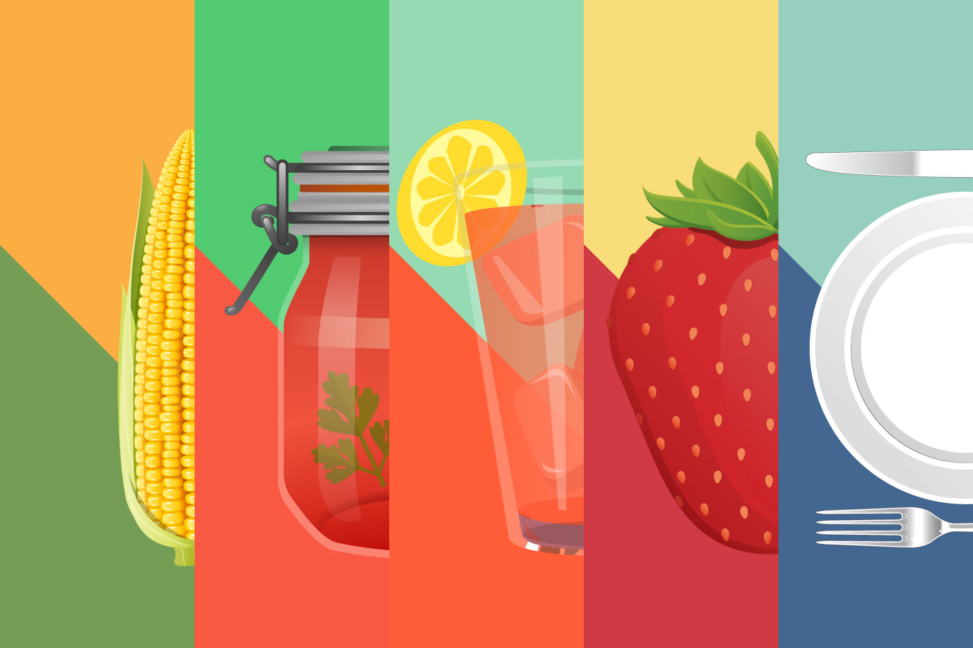 Making healthy summer recipes