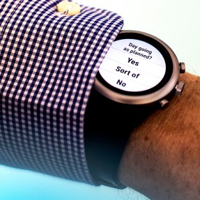 By asking short, digitally delivered questions, associate professor Stephen Intille hopes to get a more complete picture of people’s health—and ultimately make fitness trackers work better for people. Photo by Ruby Wallau/Northeastern University