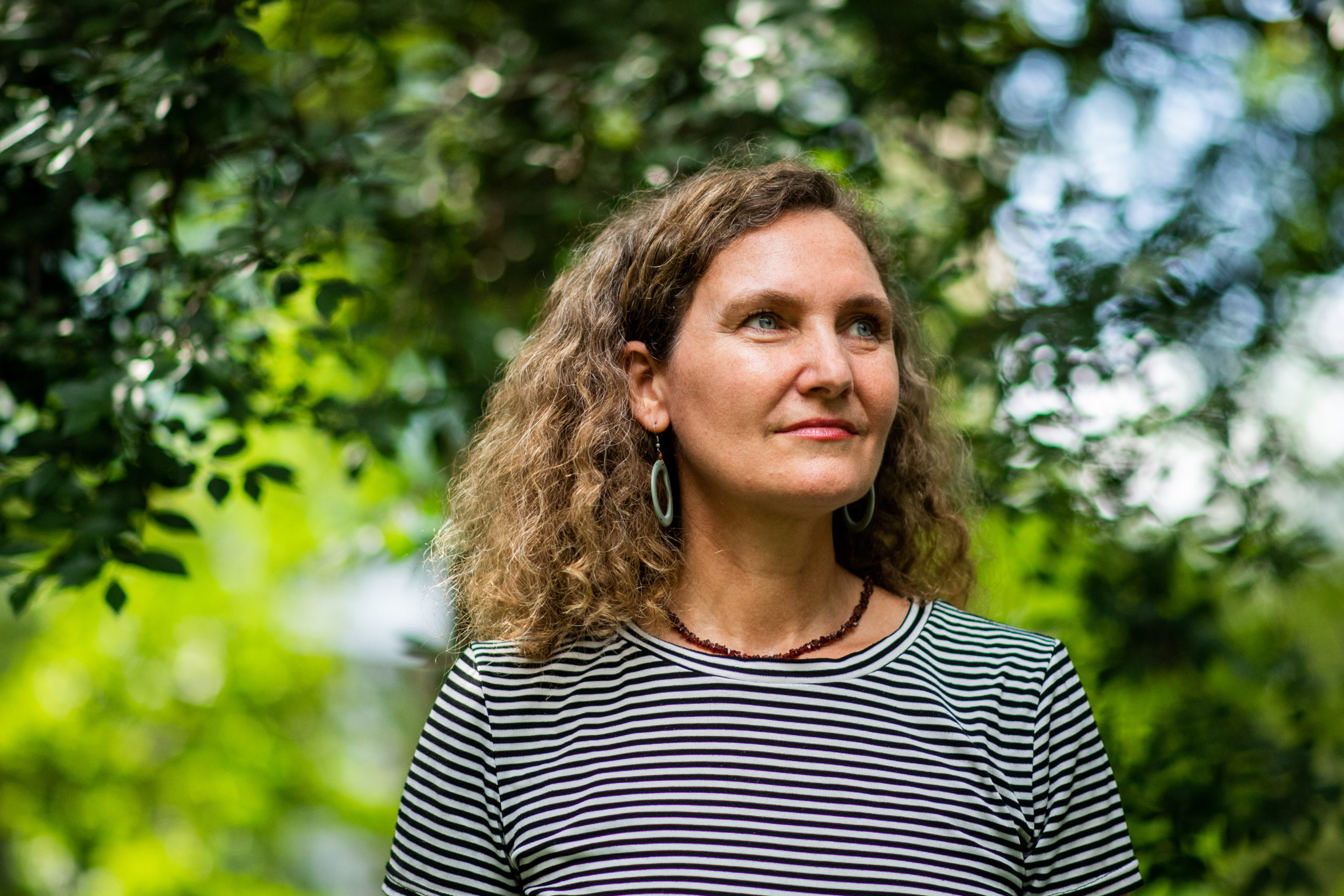A portrait of Jen Guillemin, senior co-op coordinator for art and design at Northeastern.