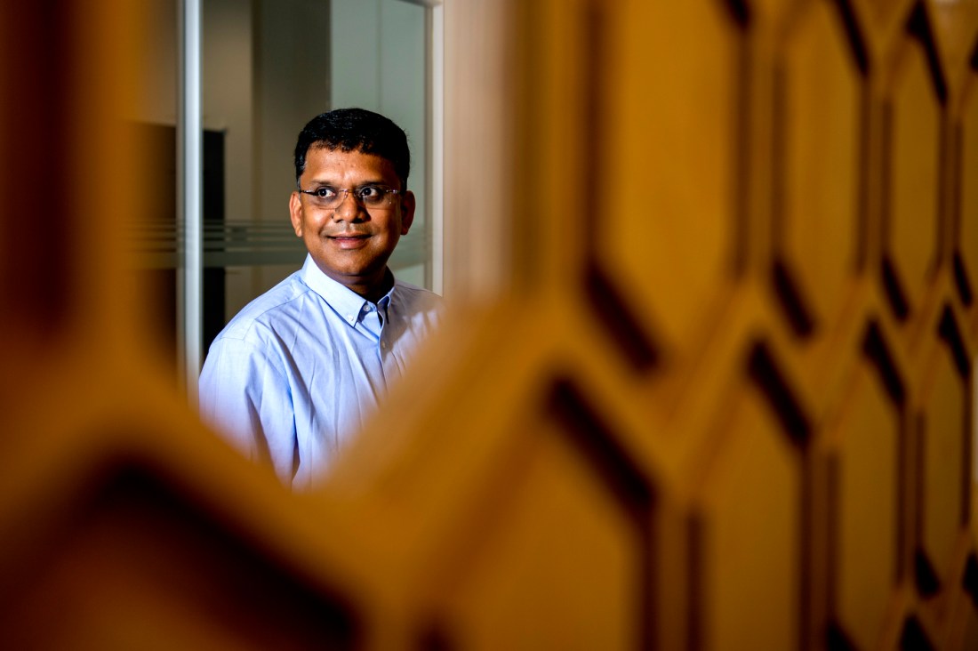 Portrait of Auroop Ganguly. 