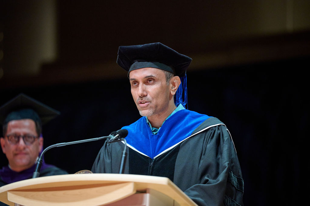 Faculty at Northeastern's Toronto convocation.