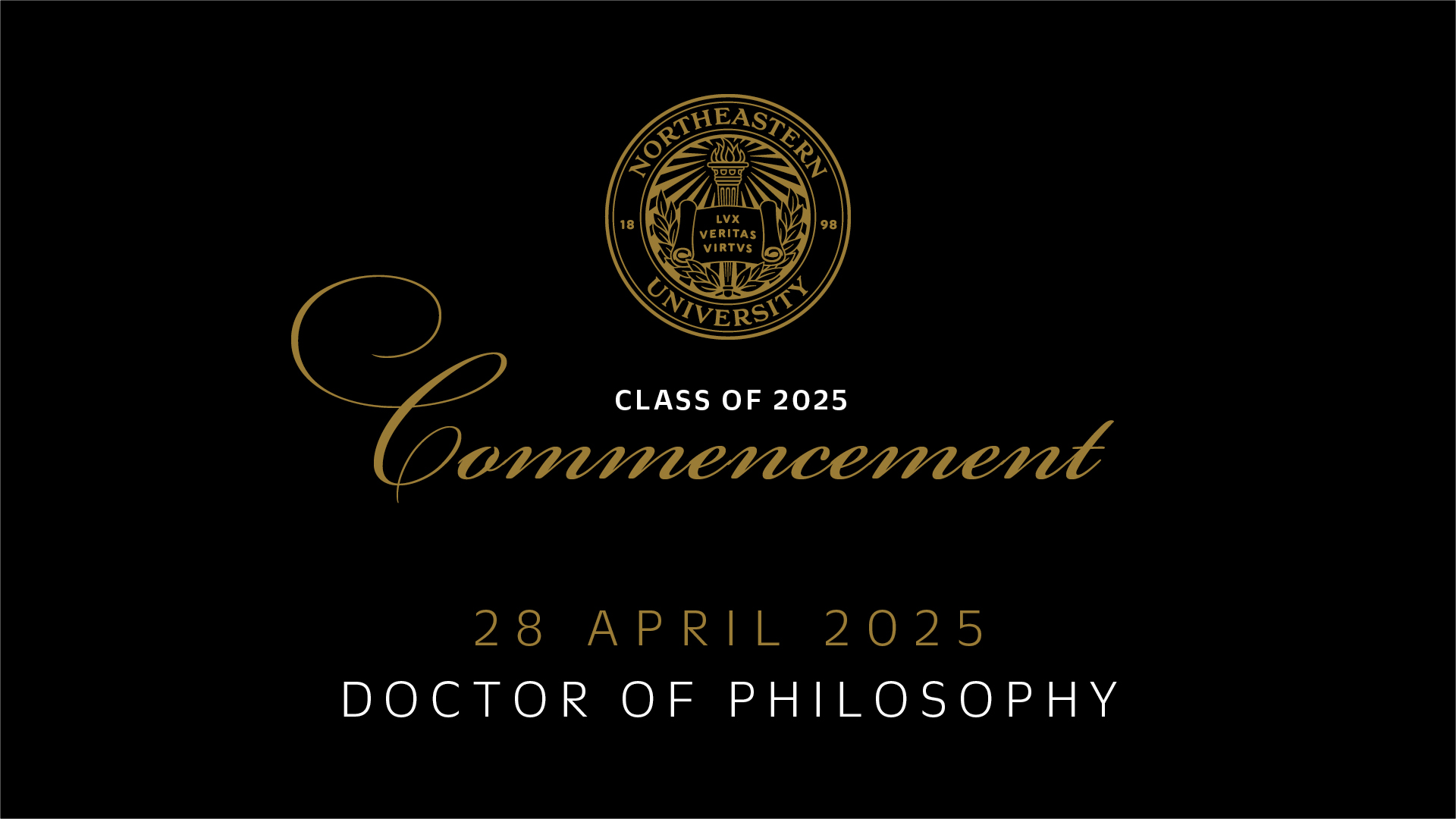 Class of 2025 28 April 2025 Doctor of Philosophy