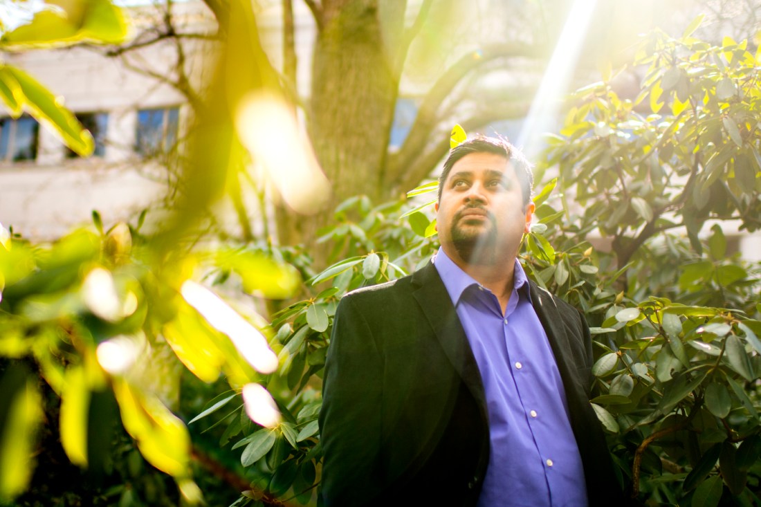 Portrait of Moneesh Upmanyu.