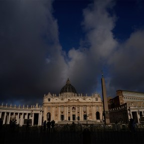 St. Peter Basilica in the Vatican in Italy.