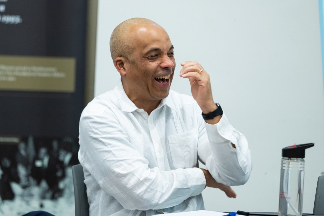 Speaker shares reflections during Northeastern’s Juneteenth celebration.