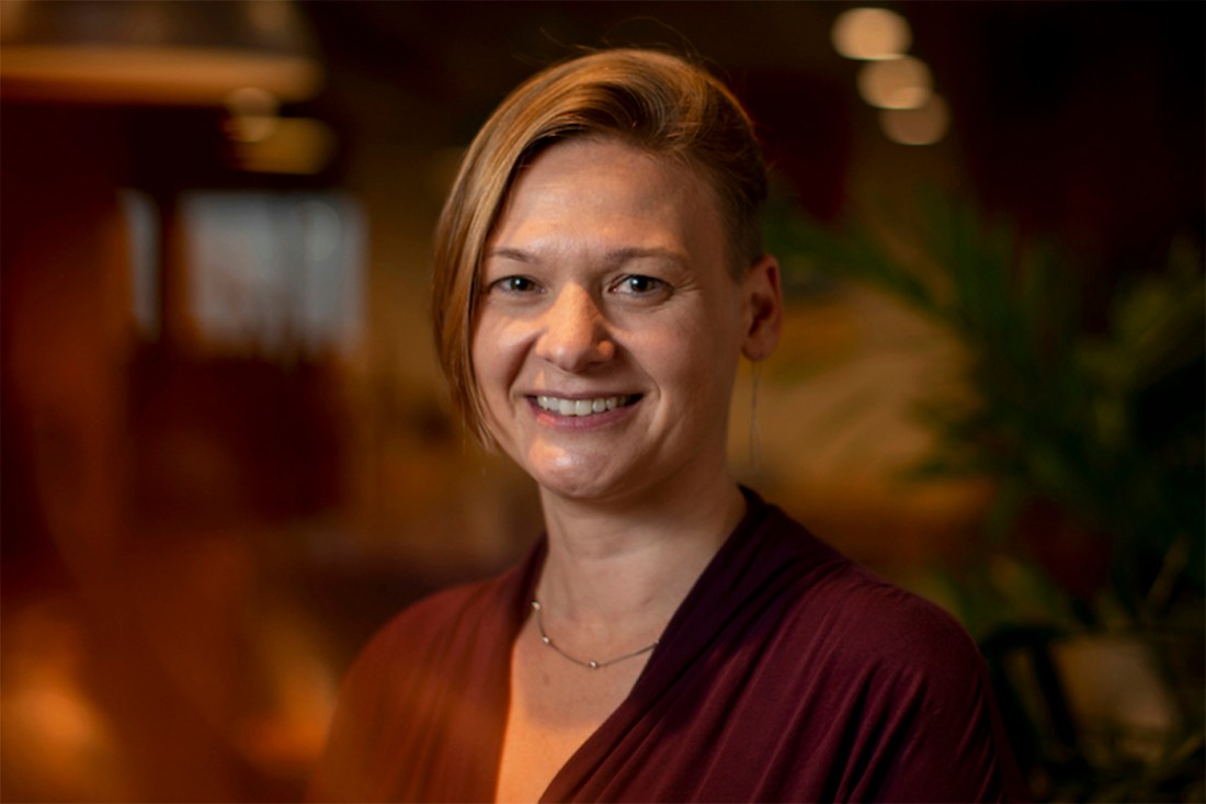 Portrait of Bethany Edmunds.