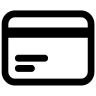 A credit card icon